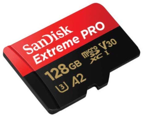 SanDisk Extreme PRO (UHS-1 U3 / V30) A2 128GB MicroSD Memory Card (2 Pack) for GoPro Hero9 Camera (Hero 9 Black) SDSQXCY-128G-GN6MA Bundle with (1) Everything But Stromboli SD & Micro SDXC Card Reader