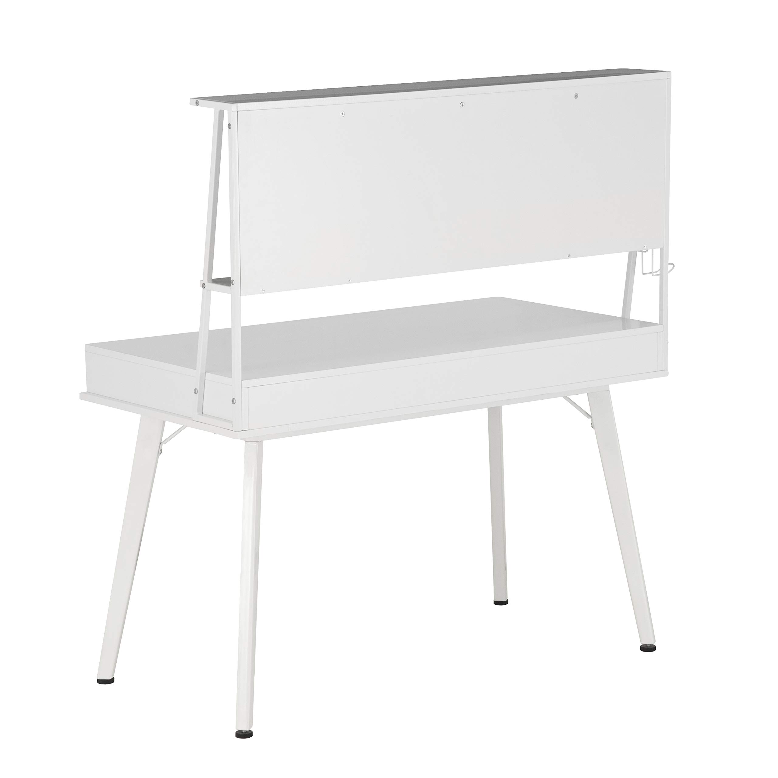 Techni Mobili Study Computer Storage & Magnetic Dry Erase White Board Home Office Desk