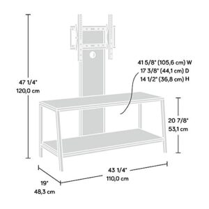 Sauder North Avenue TV Stand with Mount, L: 23.75" x W: 52.18" x H: 5.75", Charter Oak Finish