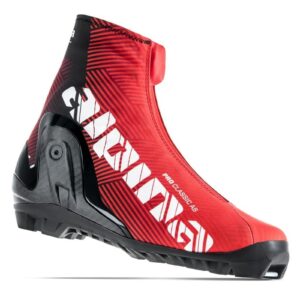 alpina pro classic as cross country ski boot - red/white/black - 47 eu