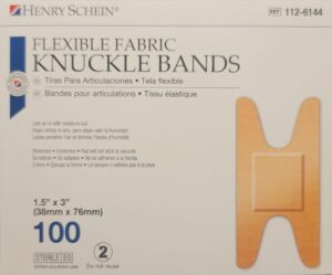 knuckle fabric bandages 1.5" x 3" 100/bx