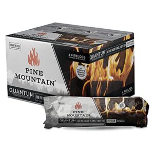 pine mountain quantum 2.5 hour easy-light firelogs, 4 count