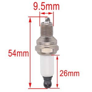 Hipa 794-00082 Spark Plug Compatible with RDZ4H MTD Troy Bilt 753-05255 791-180852B 794-00042 753-05784 79400043 794-00082 Pack-of-2