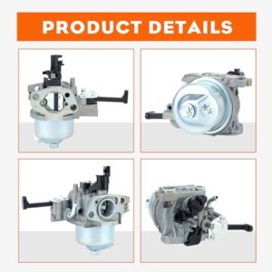 HIPA SH265 18 853 16-S 6.5hp Carburetor Compatible with Kohler SH265 3000 6.5hp 0J88870123 Pressure Washer 0059870 0059890 5987 6595 6596 6597 Harbor Freight Predator 212cc 60363 68121 68120