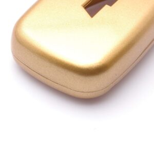 Xotic Tech Glossy Gold Smart Remote Key Fob Shell Cover Compatible with Chevy Malibu Camaro Cruze Spark Bolt (Fits: 3/4/5-button)