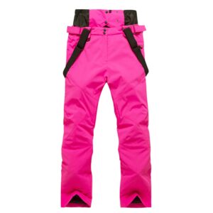 women's detachable ski bib pants ladies outdoor windproof waterproof snow pants waterproof and breathable,style4 s