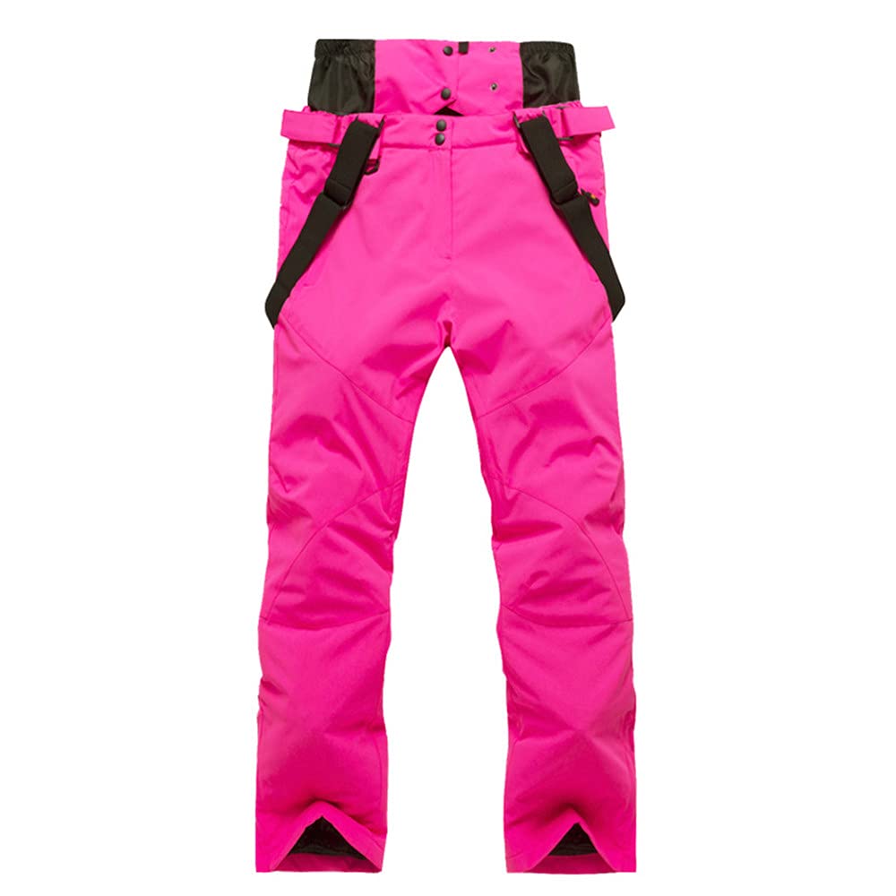 Women's Detachable Ski Bib Pants Ladies Outdoor Windproof Waterproof Snow Pants Waterproof and Breathable,style4 S