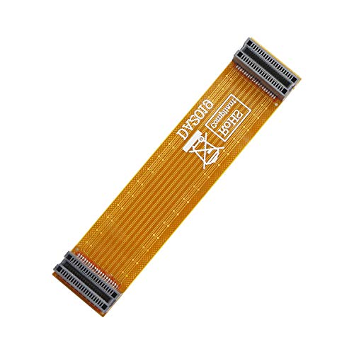 GELRHONR ATI Crossfire Bridge Connector Adapter Flexible ATI CF Dual Graphics Card Soft Bridge Cable A Card for ATI/AMD Video Graphics Card Long 95mm - A Card