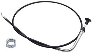 huthbrother 112-9753 choke cable compatible with toro timecutter lawn mower 74365 74366 74374 74386 74387, z4235 mx4260 ss5000 zero turn mower part