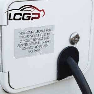 LCGP RV Access Door Electrical Cord Trailer Power Cord Cable Hatch Camper Hose Storage Door Compartment