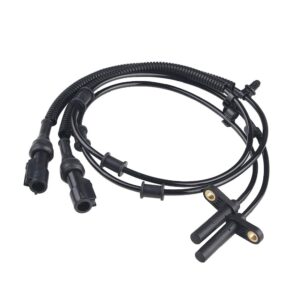 wmphe compatible with 1 pair front left & right abs wheel speed sensor ford f150 2005 2006 2007 2008, lincoln mark lt 2007 2008, replace oem 7l3z-2c204-a 695-044, only for rwd models