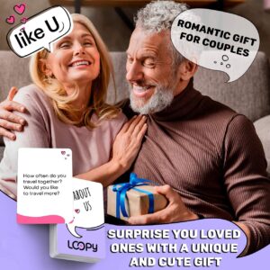 LOOPY - Couples Game: 210 Deep and Thought-Provoking Question Cards to Improve Communication and Strengthen Bonds