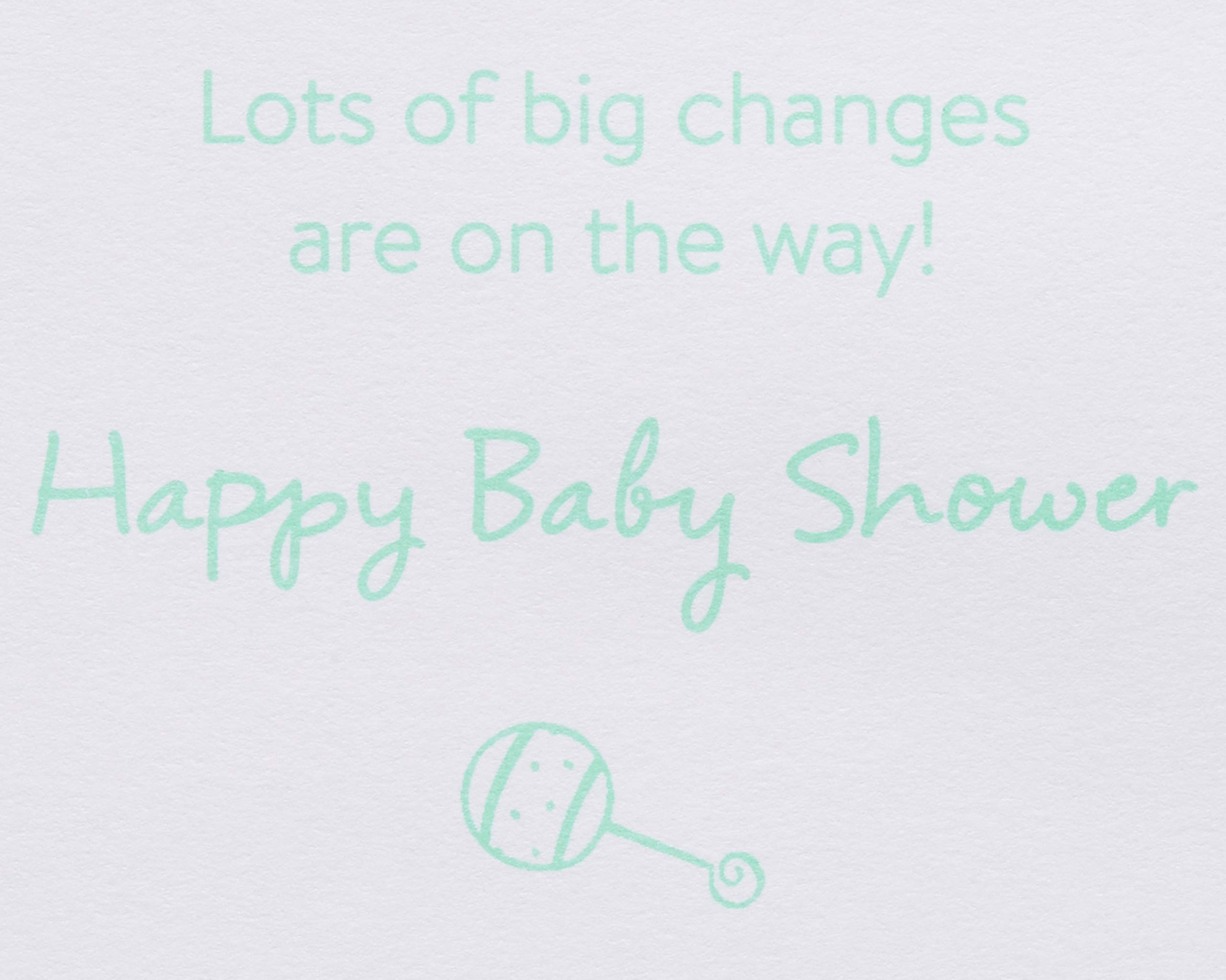 Papyrus Baby Shower Card (Big Changes)