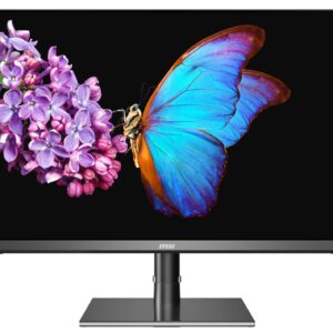 MSI Creator PS321URV 32" 3840x2160 UHD 60Hz 4ms Response Time 16:9 Aspect Ratio VESA Certified Display HDR 600 Anti-Glare Tilt/Swivel/Height Adjustment Content Creation Monitor, Black