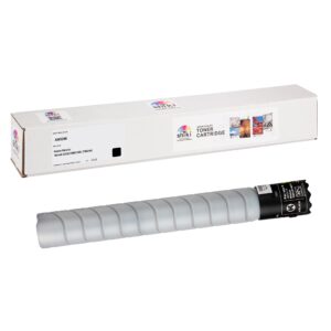 shiki compatible toner cartridge replacement for konica minolta bizhub (full color) c258 c308 c368 tn324k a8da130 (black, 28000 pages)