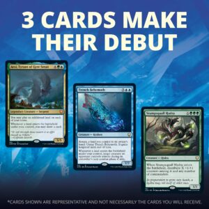 Magic: The Gathering Commander Legends – Reap the Tides | 100 Card Ready-to-Play Deck | 1 Foil Commander | Blue-Green