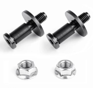 unigt 38427 tailgate striker bolt compatible with chevy silverado escalade avalanche sierra come with nuts replace 11570162 - set of 2