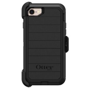 OtterBox DEFENDER SERIES Case for iPhone SE (3rd and 2nd gen) and iPhone 8/7 - BLACK