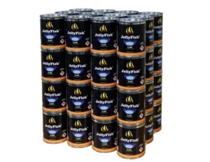 real jellyfish flame premium gel fuel 48 cans indoor or outdoor made in usa 13oz