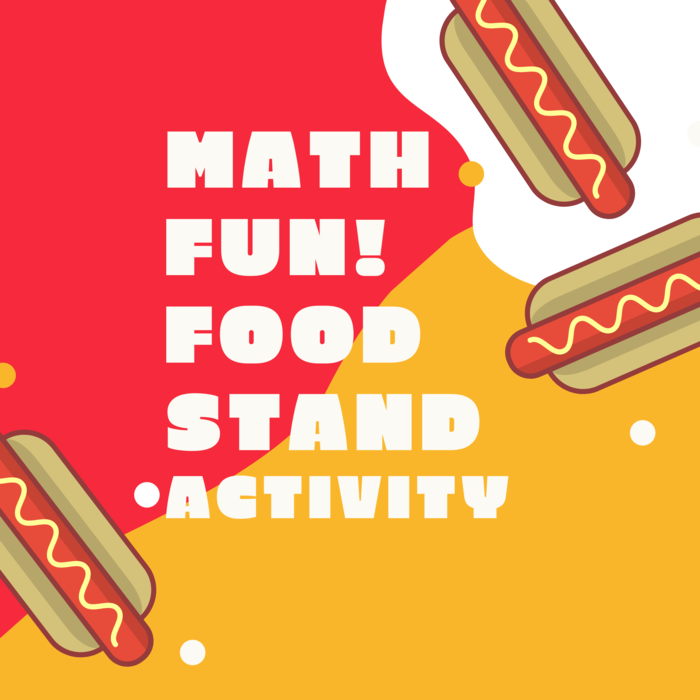 Math Fun Food Stand Activity