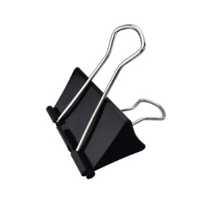 dstelin extra large binder clips 2.4-inch (18 pack), big paper clamps for office supplies, black