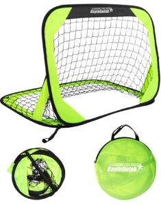 bayinbulak pop up soccer goal portable soccer net for backyard training, 1 pack