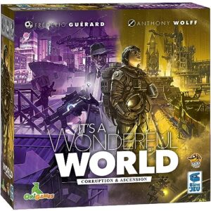 lucky duck games it's a wonderful world corruption & ascension board game expansion - expand your empire with new challenges, ages 14+, 1-7 players, 30-60 minute playtime, made