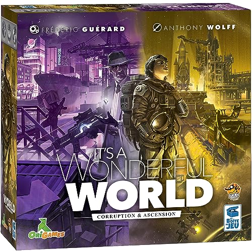 Lucky Duck Games It's A Wonderful World Corruption & Ascension Board Game Expansion - Expand Your Empire with New Challenges, Ages 14+, 1-7 Players, 30-60 Minute Playtime, Made