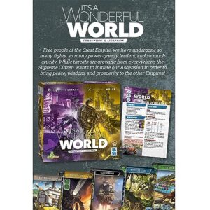 Lucky Duck Games It's A Wonderful World Corruption & Ascension Board Game Expansion - Expand Your Empire with New Challenges, Ages 14+, 1-7 Players, 30-60 Minute Playtime, Made