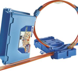 Hot Wheels Track Builder Multi Loop Box Ultimate Storage 10 Feet of Track, Connectors, Launcher, Diecast Car, Portable Ages 4 and Above