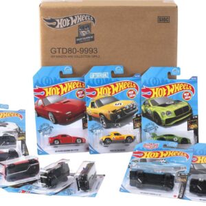 Hot Wheels Nightburnerz 10 Pack Mini Collection, 1:64 Scale Super Speeders for Night Driving Each with Authentic Sculpt, Gift for Collectors Aged 3 & Up [Amazon Exclusive]