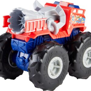 Hot Wheels Monster Trucks Twisted Tredz Vehicles, Creature-Themed 1:43 Scale Toy Truck with Pull-Back Motor & Giant Wheels, Gift for Kids Ages 3 Years Old & Up