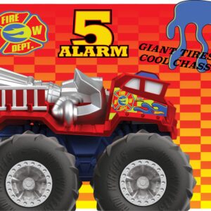 Hot Wheels Monster Trucks Twisted Tredz Vehicles, Creature-Themed 1:43 Scale Toy Truck with Pull-Back Motor & Giant Wheels, Gift for Kids Ages 3 Years Old & Up