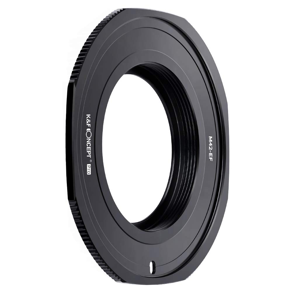 K&F Concept M42 to EOS Adapter, Updated Lens Mount Adapter for M42 Mount Lens to Canon EOS EF EF-S Mount Camera