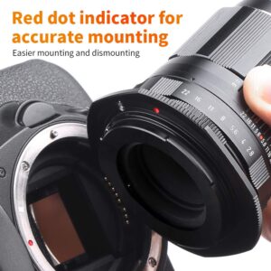 K&F Concept M42 to EOS Adapter, Updated Lens Mount Adapter for M42 Mount Lens to Canon EOS EF EF-S Mount Camera