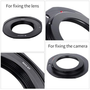 K&F Concept M42 to EOS Adapter, Updated Lens Mount Adapter for M42 Mount Lens to Canon EOS EF EF-S Mount Camera