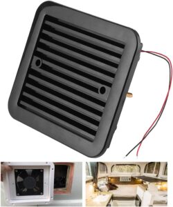 aramox vent fan, 12v 4w vent fan with shutters vent one‑way side strong wind air camper rv accessories