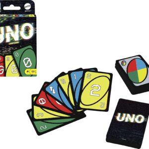 Mattel Games UNO Iconic Series 2000s Matching Card Game Featuring Decade-Themed Design, 112 Cards for Collectors, Teen & Adult Game Night, Ages 7 Years & Older