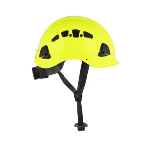 Defender Safety H1-CH Safety Helmet Hard Hat with Visor ANSI Z89.1 (Safety Yellow/w Visor)