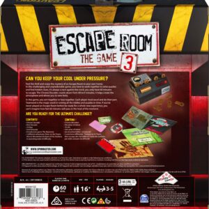 Spin Master Escape Room Version 3 Board Game, for Adults and Kids Ages 16 and up (20130825)