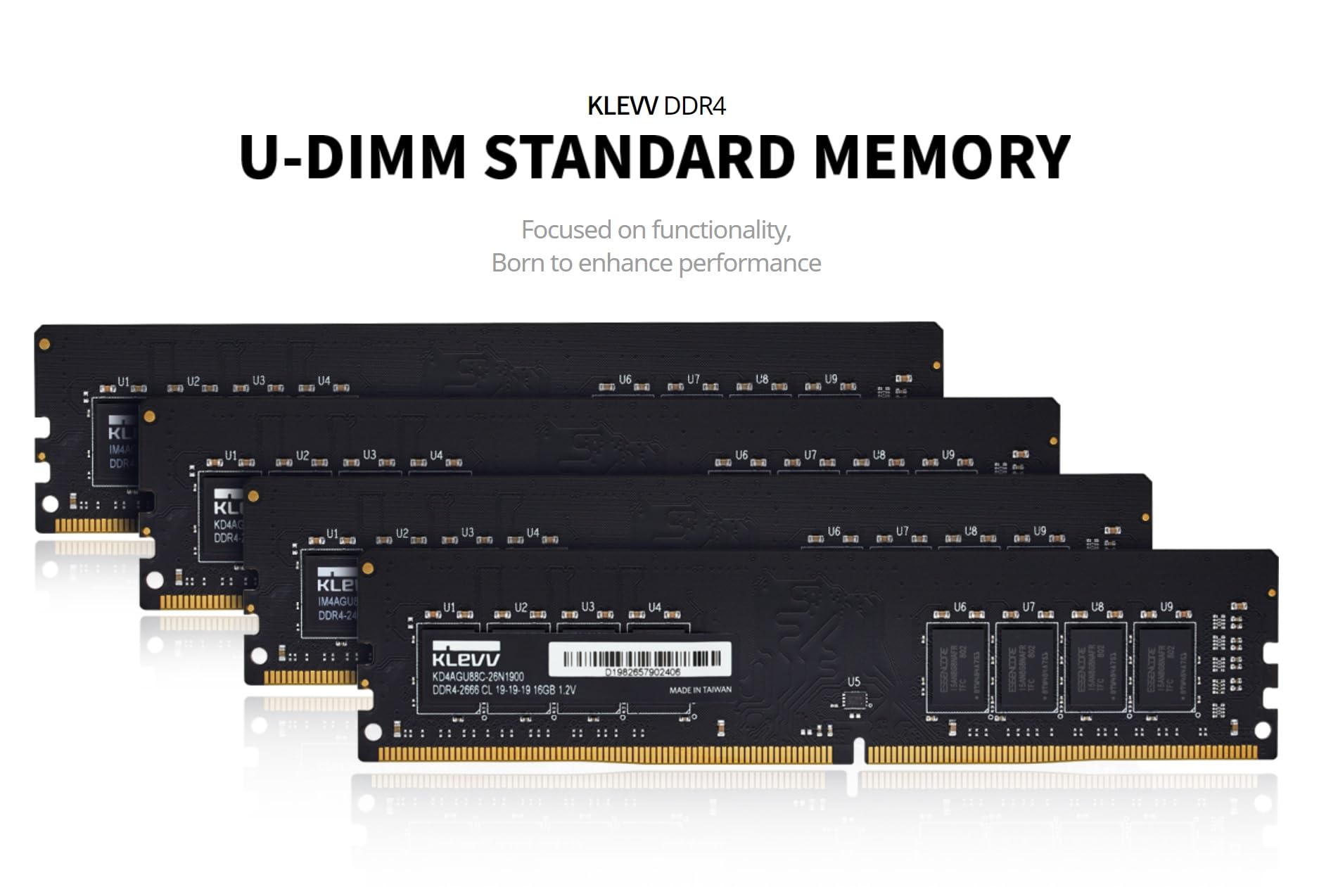 KLEVV DDR4 8GB (1x8GB) 3200MHz CL22 1.2V UDIMM Desktop Ram Memory SK Hynix Chip (KD48GU880-32N220A)