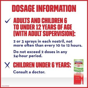 Mucinex Sinus-Max Nasal Spray for Sinus & Allergy, Fast-Acting & Fragrance Free, 12 Hour Severe Nasal Congestion Relief, 0.75 Fl Oz (Pack of 4)