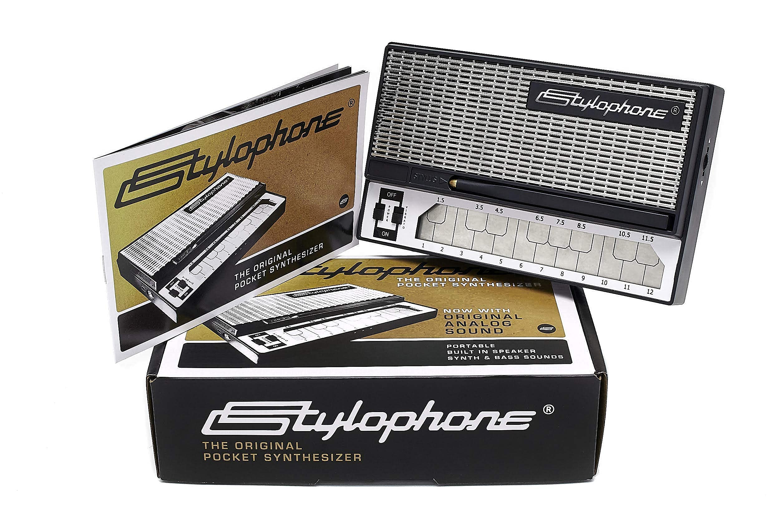 Stylophone Retro Pocket Synth with Stylophone Official Carry case - Bundle