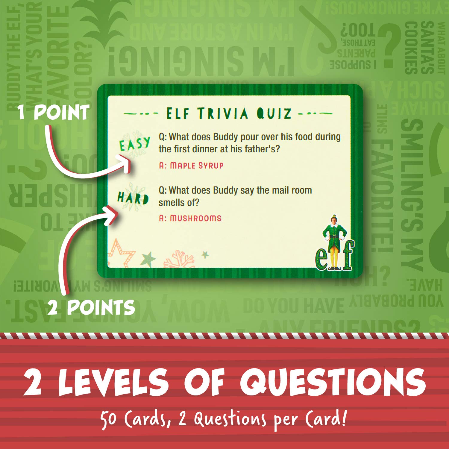 Paladone PP7493EL Elf Trivia Game