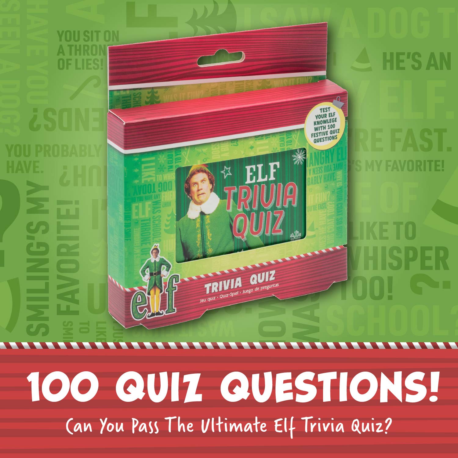 Paladone PP7493EL Elf Trivia Game