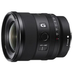 Sony FE 20mm F1.8 G Full-Frame Large-Aperture Ultra-Wide Angle G Lens, Model: SEL20F18G (Renewed)