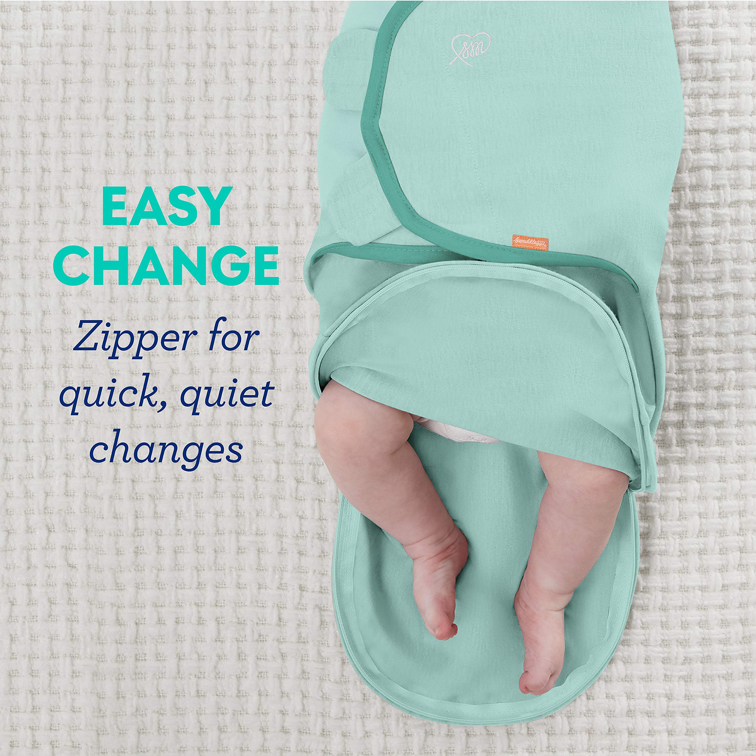 SwaddleMe Easy Change Swaddle - Size Small/Medium, 0-3 Months, 3-Pack (Love)