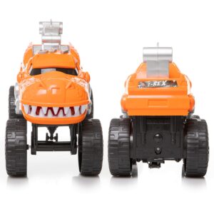 Rugged Racers Monster Trucks for Boys and Girls – Off Road Big Wheels Vehicle – Crocodile – Battery Operated Mouth Opening Design – Revving Engine with Sounds and Lights