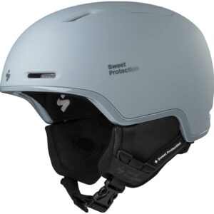 sweet protection looper helmet - adjustable hardshell ski and snowboarding helmet with ventilation audio compatible, matte nardo gray, large/x-large