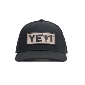 yeti steer trucker hat, black